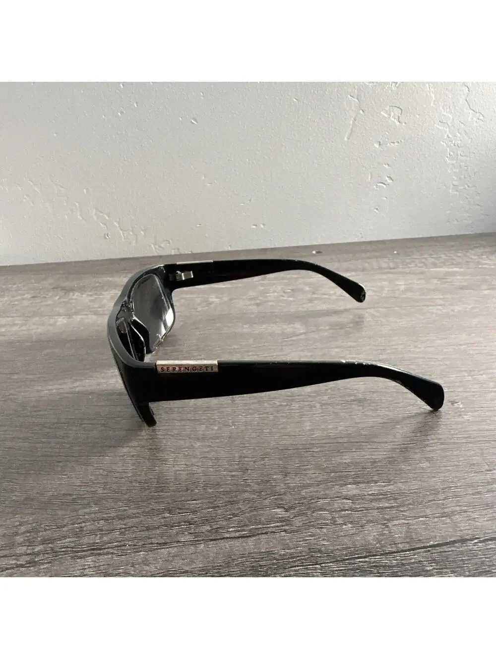 Serengeti Sunglasses Monte 7227 Men’s Black Silver FRAMES ONLY - Picture 2 of 6